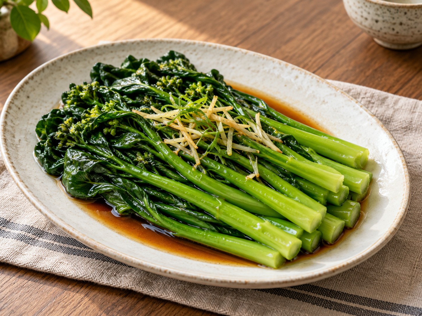 白灼菜心