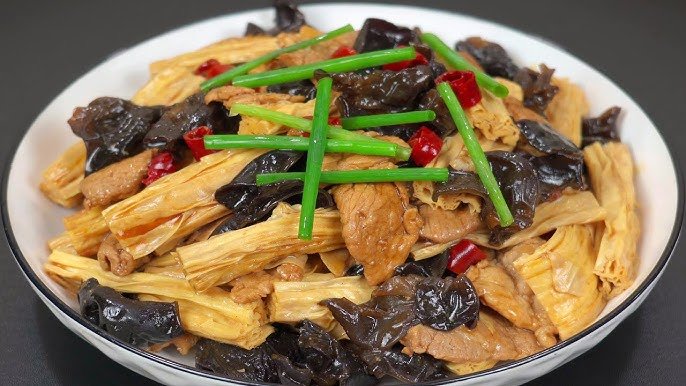 腐竹炒肉