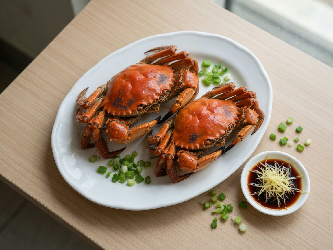 清蒸红蟹