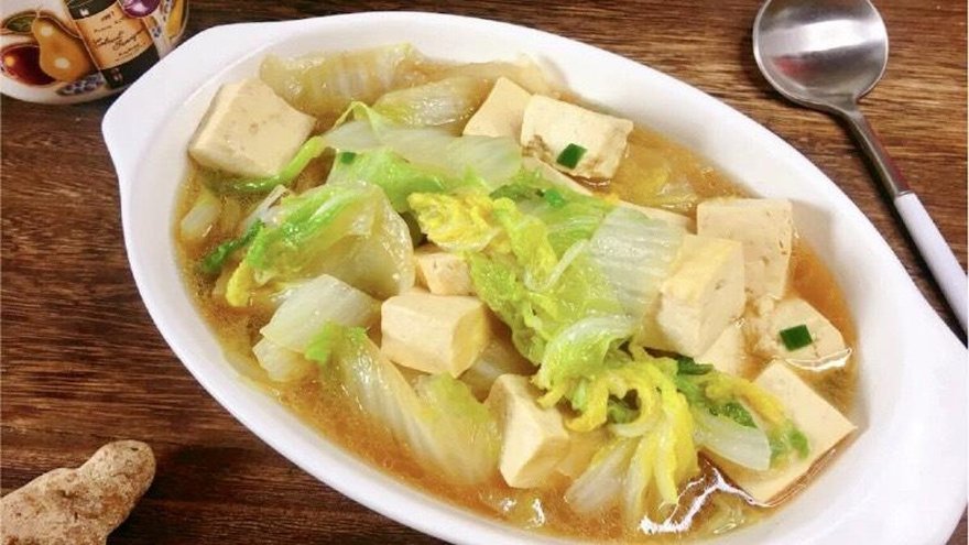 白菜炖豆腐