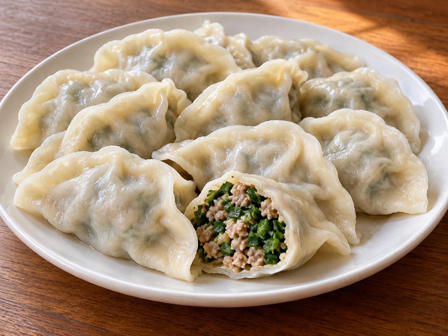猪肉韭菜饺